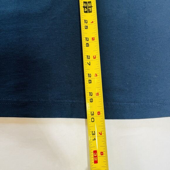 RON DORFF Paris Mens XXL Navy‎ Blue White Stripe 100% Cotton T-Shirt Designer - Picture 10 of 13